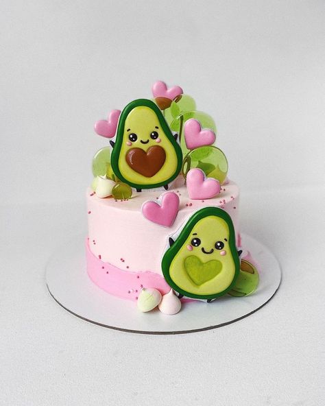 Avocado Cake, Cube Cake, Cakes Design, Birthday Cake For Husband, Cake For Husband, Mini Torte, Cartoon Cake, Cute Baking, Creative Birthday Cakes