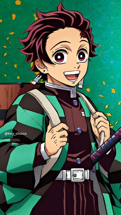 Edit by me 🌷┊︎Official art 🎨┊︎Please specify your credit when reposting ⚠️ Demon Slayer Tanjiro Smile, Tanjiro Kamado Official Art, Tanjiro Official Art, Tanjiro Wallpaper, Naruto Painting, Demon Slayer Characters, Kamado Tanjiro, Anime Drawing Books, Recent Anime