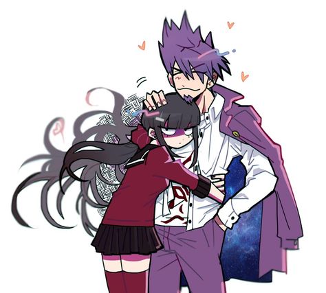 Danganronpa Maki X Kaito, Kaimaki Fanart, Maki X Kaito, Kaito X Maki, Kaito Momota, Danganronpa Ships, New Danganronpa V3, Danganronpa Funny, Danganronpa Memes