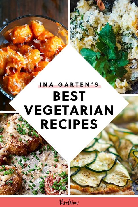 Best Ina Garten Recipes, Lunch And Dinner Ideas, Delicious Vegetarian Recipes, Barefoot Contessa Recipes, Vegetarian Main Course, Vegetarian Nutrition, Ina Garten Recipes, Best Vegetarian Recipes, Vegetarian Appetizers