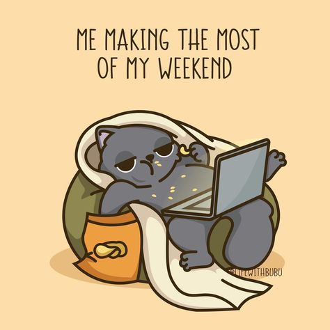 Bubu | The only Sunday plan that really matters💃 🏷️ #weekendrelaxation #sundayfeeling #lifewithbubu #catcartoons | Instagram Relaxing Aesthetic, Cat Pattern Wallpaper, Cat Lady Humor, Sunday Planning, Cozy Sunday, Funny Day Quotes, Sunday Mood, July 28, Spoken Word