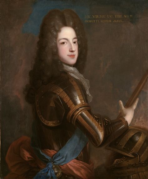 Portrait of Prince James Francis Edward Stuart by Francois De Troy - Category:Portrait paintings of James Francis Edward Stuart - Wikimedia Commons Prince James, French School, Louis Xiv, Art Uk, Portrait Gallery, Adele, Portrait Painting, Photographic Prints, Oil On Canvas