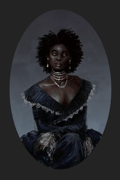 Daella Targaryen, Art Sinistre, Ghost Painting, Black Vampire, Vampire The Masquerade, Afrocentric Art, Vampire Art, Women Art, Black Women Art