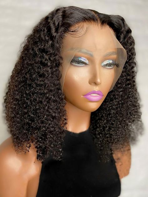 Jerry Curl Wig, Black Lace Front Wigs, Curl Wig, Human Lace Wigs, Jerry Curl, Black Curls, Tv Wall Decor, Curly Human Hair Wig, Human Hair Wig