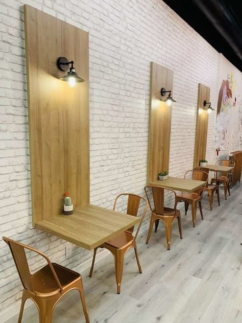 Pizzeria Design, Small Restaurant Design, Modern Restaurant Design, Bakery Design Interior, Cafe Seating, Coffee Shop Interior Design, Restaurant Seating, Cafe Shop Design, Coffee Shops Interior