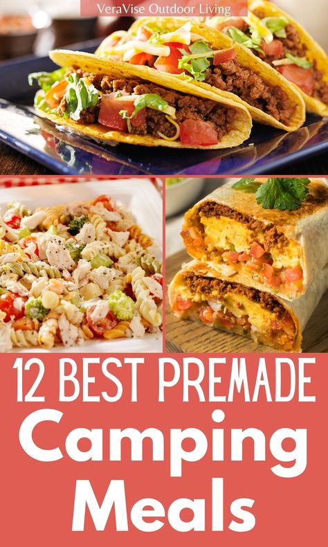 Bulk Camping Meals, Meal Ideas For Cabin Vacation, Camping Freezer Meals Dinners, Camping Noodle Recipes, Camping Dump Meals, Campout Food Ideas, Healthy Make Ahead Camping Meals, Premade Food For Camping, Camping Meals Easy Make Ahead Healthy