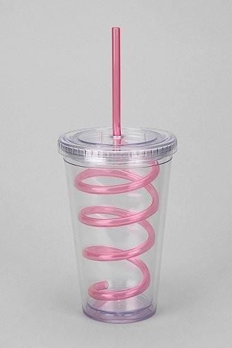 Pink swirly straw cup Menu Project, Funny Gadgets, Pastel Roses, Plastic Cups, Cup With Straw, Everything Pink, Unique Things, Pink Love, Color Textures