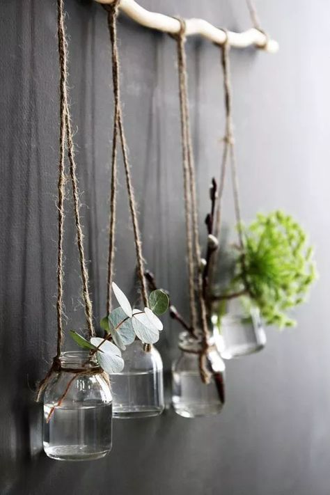 Takken Decor, Pot Gantung, Diy Home Decor For Apartments, Tree Branch Decor, Deco Nature, Boho Room Decor, Branch Decor, Décor Boho, Elegant Furniture