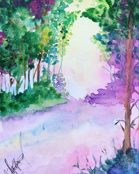 Forest🌳🌿🍀 drawing watercolor Fairy Forest Drawing, Forest Drawing, Fairy Forest, Drawing Watercolor, Fantasy Forest, Forest Landscape, Forest Fairy, Anime Character Drawing, Enchanted Forest