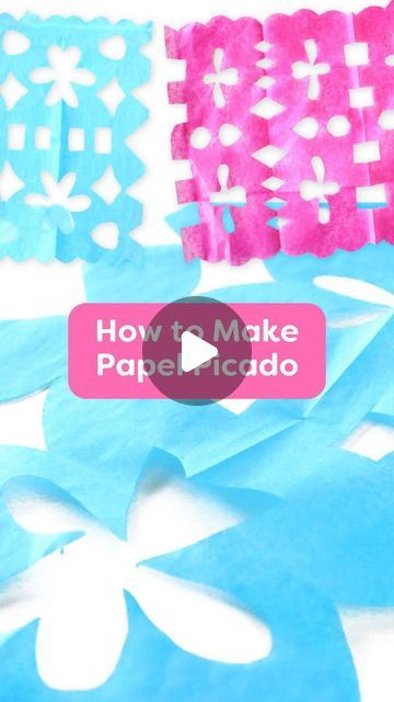 Deep Space Sparkle | Patty Palmer on Instagram: "Cinco de Mayo is right around the corner and we have the perfect project that only requires two simple supplies 🎉  Papel picado is a traditional Mexican craft that features colorful paper sheets with intricate cut-out details. It was made by stacking many sheets of paper and using chisels to cut the designs. You can easily make your own papel picado by layering sheets of tissues paper and using scissors.  P.S. to learn more about how to celebrate Cinco de Mayo in your art room, check out our stories!" Mexican Papel Picado, Deep Space Sparkle, Mexican Crafts, Sheets Of Paper, Colorful Paper, Traditional Mexican, International Day, Deep Space, Sheet Of Paper