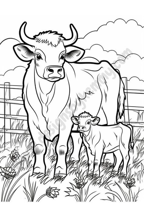 Farm Animals Coloring Pages: A Barnyard of Creative Fun for Kids and Adults | Designs By Kemmy ra... Coloring pages #coloringpages Coloring books #coloringbooks Coloring pages for kids #coloringpagesforkids Coloring pages for kids animals #coloringpagesforkidsanimals 5.189 Farm Animals Coloring Pages, Free Christmas Coloring Pages, Animals Coloring Pages, Farm Unit, Animal Templates, Farm Animal Coloring Pages, Kids Animals, Easy Animals, Horse Coloring Pages