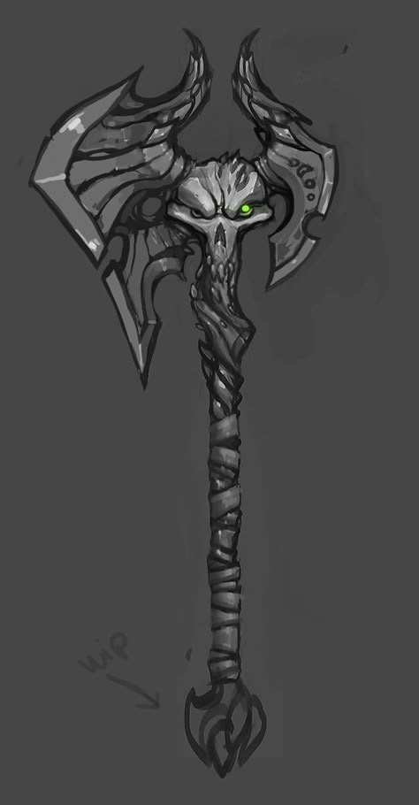 Fantasy Blade, Desenho Tattoo, Cool Swords, Concept Art Drawing, Fantasy Armor, Fantasy Concept Art, Sketchbook Art Inspiration, Axes, Art Reference Poses