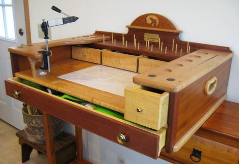 Portable Fly Tying Station, Metalsmith Studio, Fishing Cabinet, Fly Tying Station, Jewelers Workbench, Fly Tying Bench, Kayak Fishing Diy, Birdhouse Projects, Fly Tying Desk