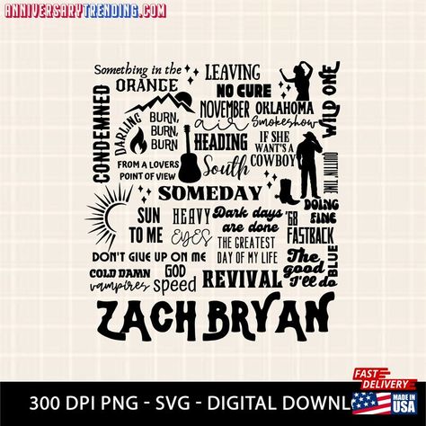 Zach Bryan Svg, Zach Bryan Art, Find Someone Who Grows Flowers, American Heartbreak, Printable Kids Wall Art, Gymnastics Wall Art, Svg Country, Music Png, Makeup Print