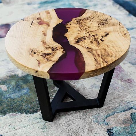 Stunning Art Work 👌👍👌👍 Post b Epoxy Decor, Round Wood Table, Small Tv, Epoxy Wood Table, Resin River Table, Epoxy Table Top, Dining Sofa, Shabby Chic Baby, Custom Coffee Table