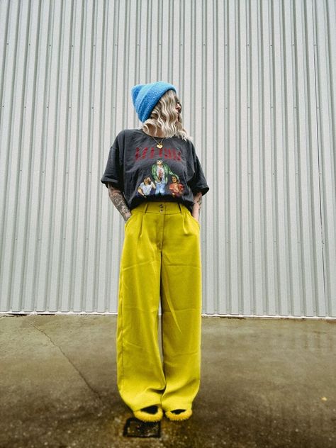 Pastel Alternative Fashion, Dopamine Outfits, Colorful Streetwear, Fashion Fails, Artsy Outfit, Pastel Outfit, Portland Maine, Celebrity Outfits, Fit Check