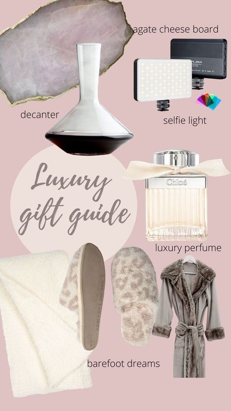 luxury gift guide for christmas. holiday gift guide for your boujee friend. Boujee Gifts, Boujee Christmas, Selfie Light, Luxury Perfume, In The Wild, Christmas Pictures, Holiday Gift Guide, The Wild, Gift Guide