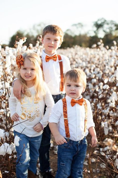 Fall Cake Smash, Burnt Orange Bow Tie, Fall Groomsmen, Fall Wedding Groomsmen, Vintage Wedding Colors, Xmas Pics, Fall Cake, Toddler Bow Ties, Boho Flower Girl