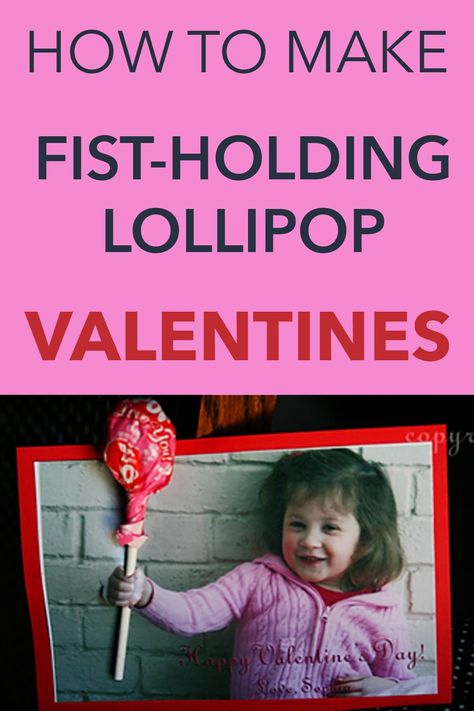 valentine's day card showing girl holding lollipop in fist Kid Holding Sucker Valentine, Valentines With Suckers For Kids, Valentines Sucker Printables, Valentine Sucker Ideas, Diy Lollipop Valentines For Kids, Sucker Valentines For Kids, Lollipop Valentine Ideas, Lollipop Valentines For Kids, Lollipop Valentine Printable