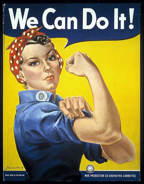 Forever inspired by this iconic imagery—great design can last a lifetime.   #womenshistorymonth #design Rosie The Riveter Poster, Work Incentives, Poster Collage, Clown Halloween, Emt Paramedic, Cheap Posters, Rosie The Riveter, Personalized Posters, Scrapbook Stuff