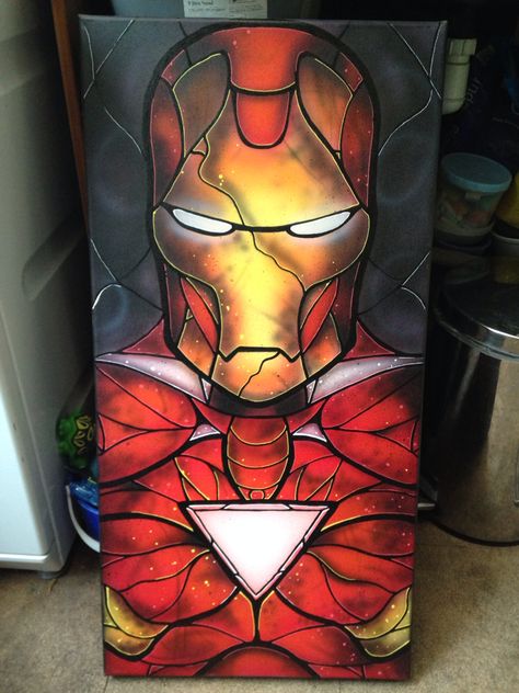 An iron man canvas I've just finished. I found the original picture online, I believe it's by Mindi manzano, please correct me if I'm wrong. Absolutely love the original. Such a great idea Iron Man Painting Canvases, Iron Man Canvas, Iron Man Painting, Man Painting, Game Of Thrones Artwork, Painting Canvases, Art Pop, Dot Art, Dots Art