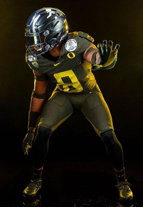 Oregon Ducks to wear nightmare green uniforms, chrome helmets with green wings in Rose Bowl - oregonlive.com Oregon Ducks Uniforms, Green Wings, Oregon Football, Ducks Football, Duck Wallpaper, Green Wing, Oregon Ducks Football, Live Channels, Football Uniforms