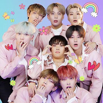 Ateez Pink, Group Photo, On Twitter, Twitter, Pink