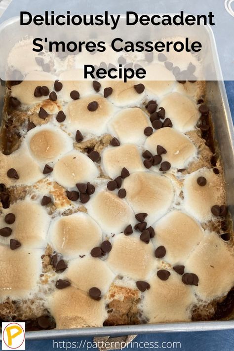 Indulge in a mouthwatering treat that combines the irresistible flavors of chocolate, marshmallow, and graham crackers with a twist in this delightful S'mores Casserole recipe. Smores Casserole, Rhubarb Custard Pie, Rhubarb Custard, Chocolate Lasagna, Chocolate Marshmallow, Rhubarb And Custard, Best Bacon, Custard Pie, Cheese Bites