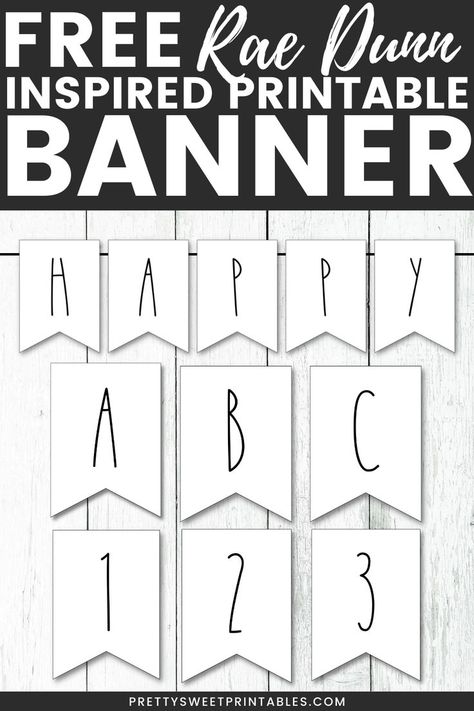 rae dunn inspired printable banner Welcome Banner Printable, Black And White Banner, Printable Banner Template, Free Printable Banner Letters, Flower Banner, Printable Banner Letters, Letters Diy, Free Thanksgiving Printables, Classroom Banner