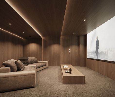 Game Room Ideas, Minimal Apartment, Home Theater Room Design, Theater Room Design, Cladding Design, Home Cinema Room, Home Theater Rooms, Theatre Room, Luxury Bedroom Master