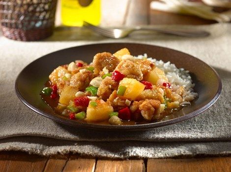 Pollo Hawaiano Easy Hawaiian Chicken, Goya Recipes, Goya Recipe, Chicken And Pineapple, Chicken With Pineapple, Hawaiian Chicken Recipes, Pineapple Recipe, Chicken Fricassee, Pineapple Jam