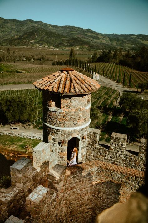 Napa Valley Aesthetic, Beautiful Wineries, Tuscan Castle, Napa Valley Wine Tasting, Napa Wine Tasting, Bridgerton Party, Weekend Aesthetic, Napa Valley Wine Train, Paso Robles Wineries