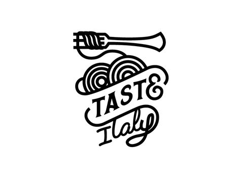 Italy Pasta Logo Design, Aroma Logo, Pasta Branding, Pasta Logo, Pasta Mama, Italian Restaurant Logos, Cafe Logos, Logo Ig, Pasta Restaurants