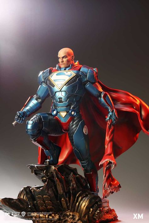 Lex Luther, Superman Suit, Cast Porcelain, Xm Studios, Dc Rebirth, Character Statue, Comic Book Artwork, Dc Villains, Lex Luthor