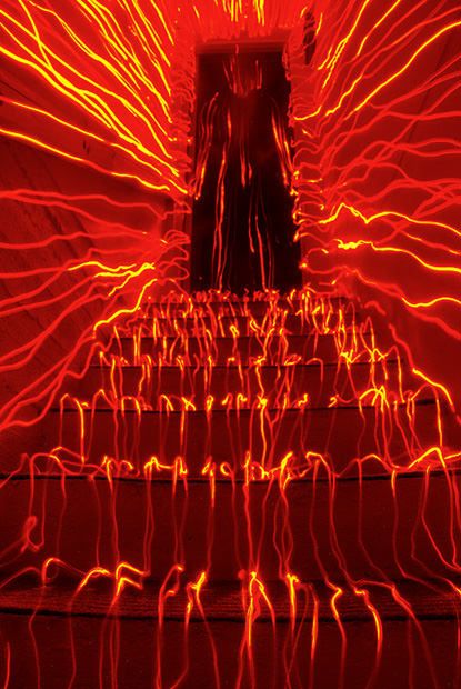 Light Painting Photography, Wow Photo, Red Lights, 다크 판타지, Light Wave, Orange Aesthetic, Light Installation, Long Exposure, Red Aesthetic