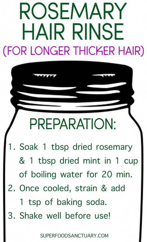 Rosemary is a well-known culinary herb but it’s also been used as a hair rinse by women in the Mediterranean region! I will show you how to make rosemary hair rinse for hair growth below. Rosemary Hair Rinse, Hair Growth Tonic, Rosemary Hair, Thick Hair Remedies, Homemade Hair Treatments, Healthy Natural Hair Growth, Hair Growth Secrets, Hair Growing Tips, Homemade Hair