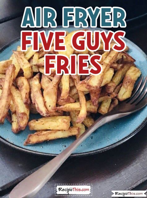 Air Fryer Five Guys Cajun Fries Five Guys Fries Recipe Air Fryer, Five Guys Fries Recipe, Five Guys Fries, Cajun Fries Recipe, Fries Seasoning, Fries At Home, 5 Guys, Cajun Fries, Air Fryer French Fries