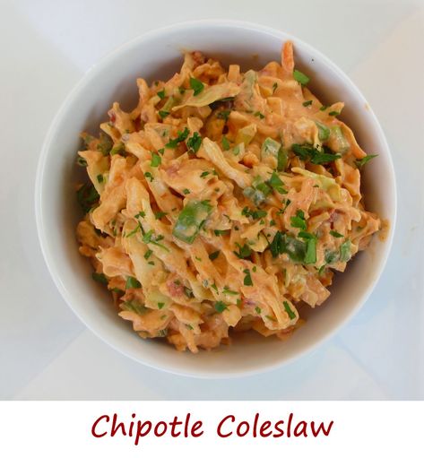 Chipotle Coleslaw Chipotle Coleslaw, Chipotle Slaw, Spicy Coleslaw, Bread Chicken, Homemade Chipotle, Bbq Side Dishes, Bbq Side, Meal Inspiration, Slaw Recipes