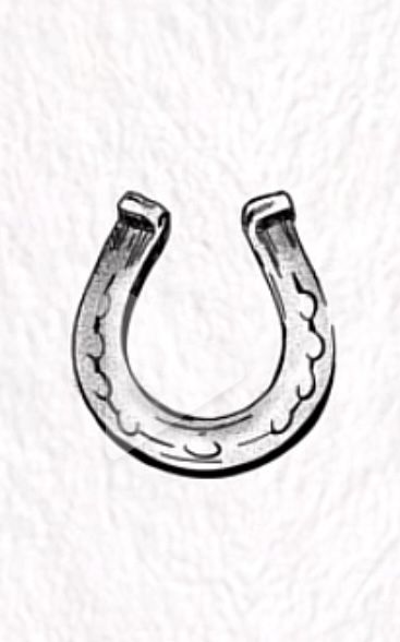 Western Horse Shoe Tattoo, Simple Horse Shoe Tattoo, Horseshoes Tattoo, Horseshoe Flash Tattoo, Trad Horse Shoe Tattoo, Small Horshoe Tattoo, Tj Tattoo, Horse Shoe Drawing, Horshoe Tatoos