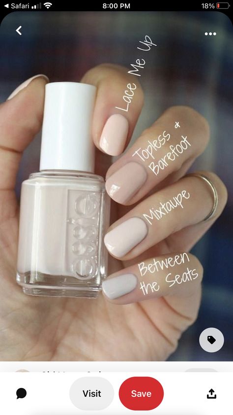 Big Nails, Nagellack Trends, Smink Inspiration, Essie Nail Polish, Nail Health, Essie Nail, Neutral Nails, Manicure Y Pedicure, Long Bob