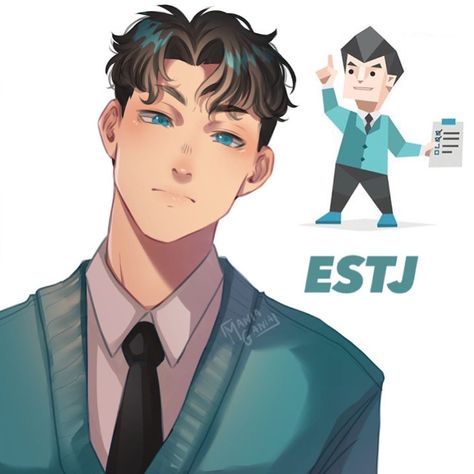 Estj Fanart, Estj Character, Estj Mbti, Mbti Aesthetic, Estj Personality, Explorers Mbti, Mbti Fanart, Isfj Personality, Intj And Infj