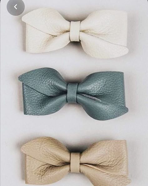 Hair Accessories Kids, Leather Hair Accessories, Girls Hair Bows Diy, Leather Bow Tie, Kids Hair Clips, Leather Bow, Kids Hair, Kids Hair Accessories, Diy Hair Bows