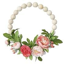 Floral Hoop Wreath, Creative Wreaths, Artificial Garland, Wreath Making Supplies, Artificial Peonies, Peonies Wreath, Wreath Wall, Hanging Wreath, Floral Hoops