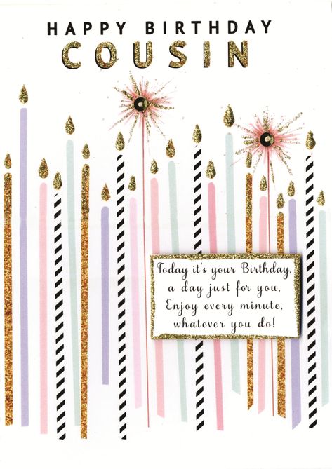 Happy Birthday Wishes Cousin, Birthday Cousin, Birthday Wishes Girl, Cake Gif, Happy Birthday Cousin, Cousin Birthday, Happy Birthday Art, Birthday Wishes For Friend, 18th Birthday Cards