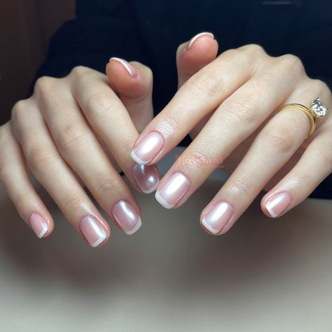 glazed french tips :3    Builder gel overlay (advanced art)    #adelaidenails #biabnails #buildergel #glazedfrenchtips #glazednails #frenchtips French Tip Biab, Biab Nail, Gel Overlay, Builder Gel, French Tips, Nail Studio, Nail Extensions, Rose Buds, Nail Designs