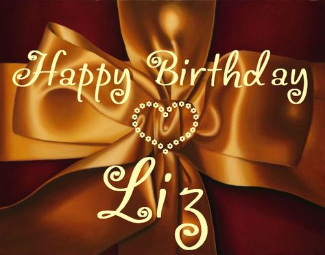 Cursive Tattoo Letters, Elizabeth Name, Happy Birthday Elizabeth, Tattoo Letters, Cursive Tattoo, Happy Birthday My Friend, Happy 20th Birthday, Birthday Wishes Greetings, I Love You Pictures