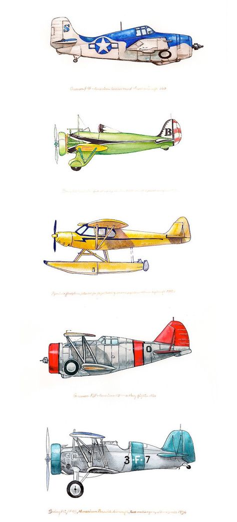 Plane Drawing, Airplane Drawing, Vintage Planes, Airplane Art, Vintage Trends, Aircraft Art, Vintage Airplanes, Vintage Aircraft, Aviation Art