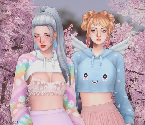 Pastelli Top - Accessory version 🌸 | Patreon Black Dress Gothic, Cc Top, Sims 4 Hair Male, Pastel Skirt, Free Sims 4, Sims 4 Dresses, The Sims 4 Download, Pastel Outfit, Sims 4 Cc Packs