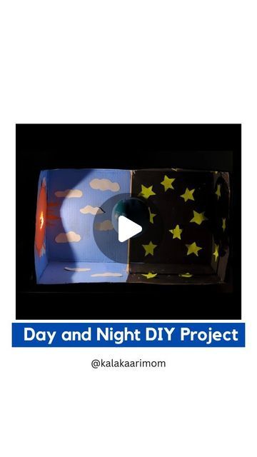 Night And Day Activities, Earth Activities For Preschool, Day And Night Project For Kids, Space Week Activities For Kids, Day And Night Activities Preschool, Space Projects For Kids, Diy Solar System Project, Day And Night Activities, Rotation And Revolution