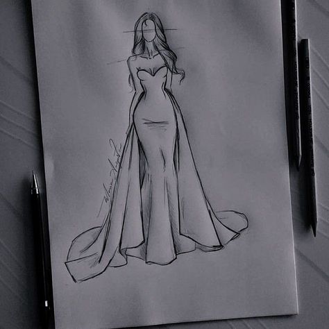 How To Draw Dresses Step By Step, Step Parents, Fashion Illustration Collage, Pencil Sketch Images, Fashion Drawing Sketches, Fashion Drawing Tutorial, Seni Dan Kraf, Cool Pencil Drawings, Meaningful Drawings